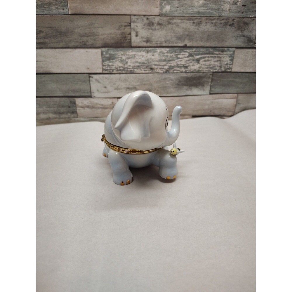 Elephant Music Box Bradford Exchange Kismet Little Lucky Animoges Works - Picture 3 of 9